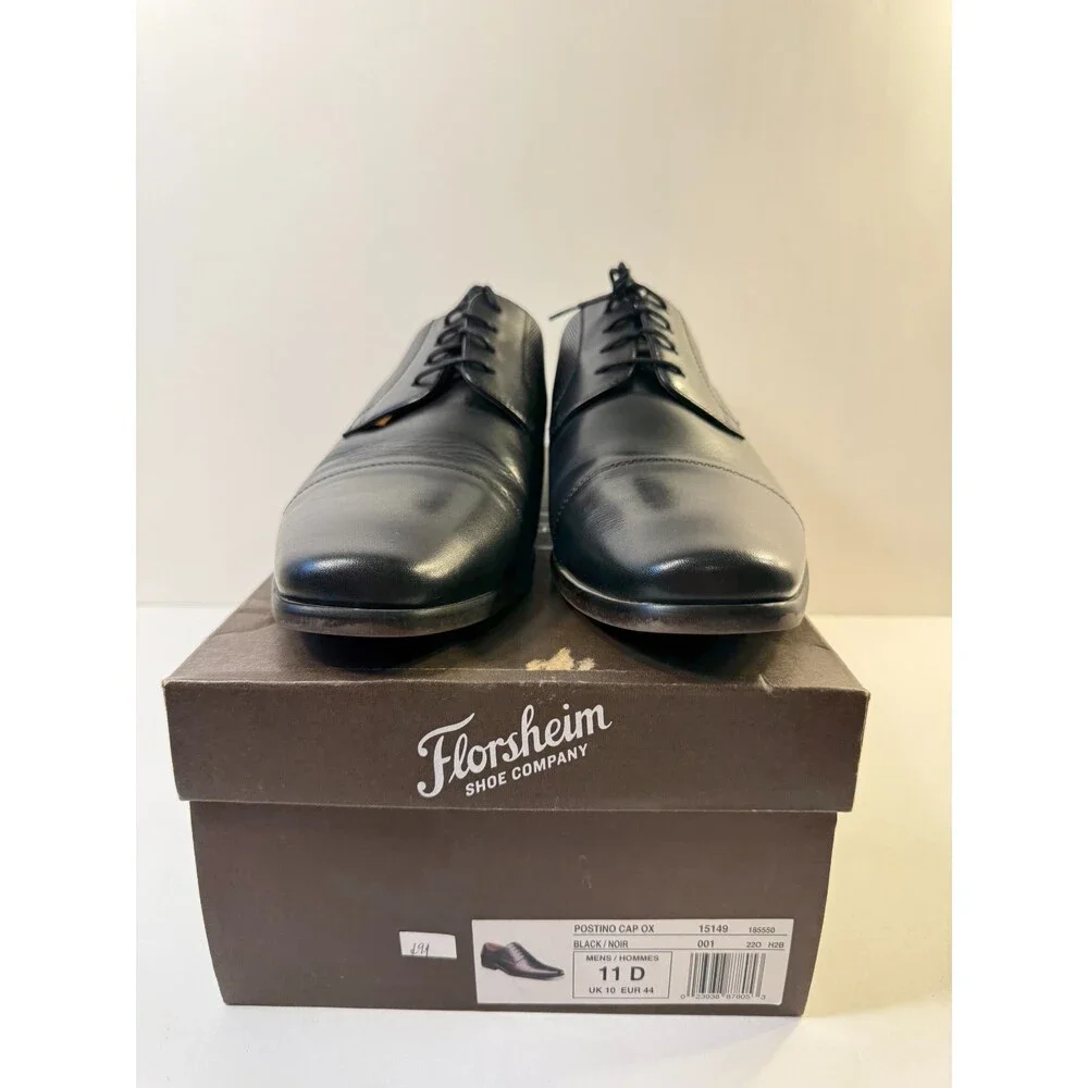 Florsheim Postino Cap Toe Oxford Men's Oxford, 11 D(M) US, Black